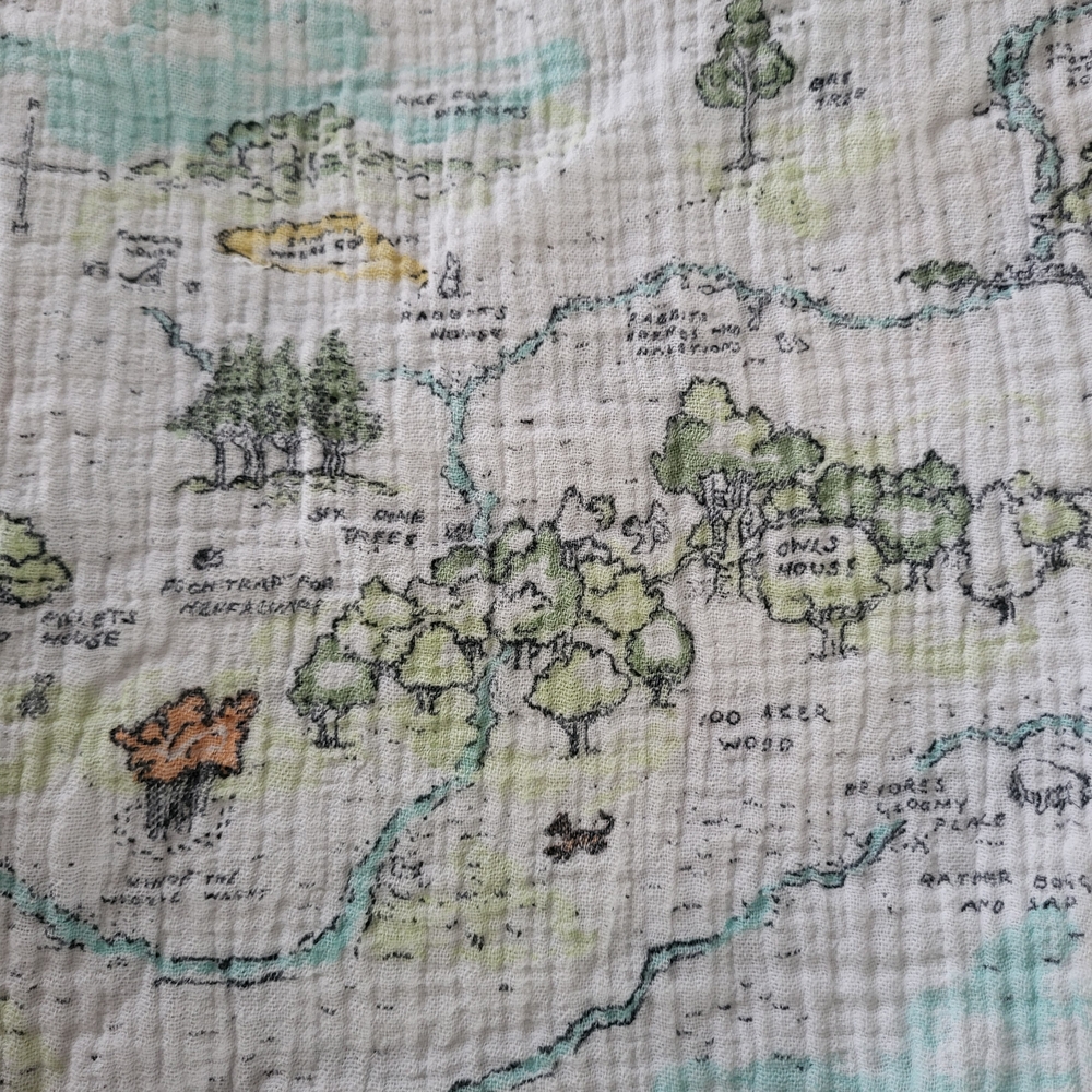 aden + anais Disney Baby Fabric with Green and Brown Accents